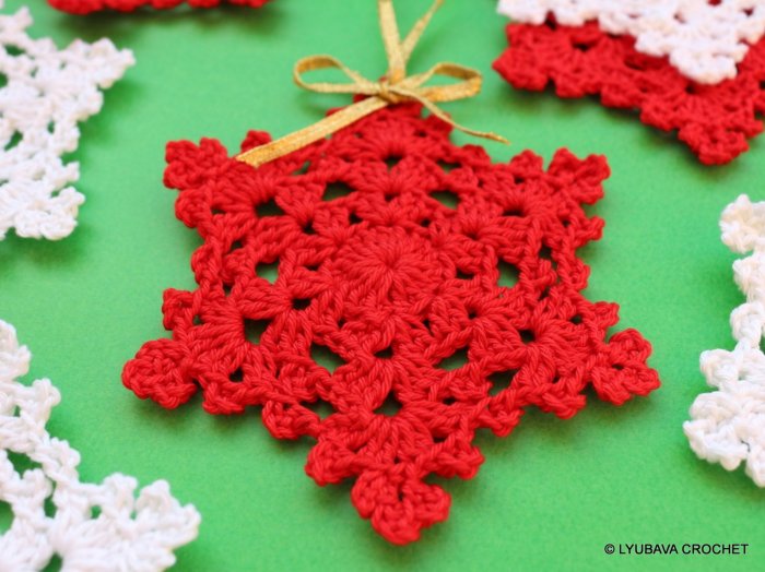 Ornaments tree rustic crochet christmas patterns pattern quick holiday trees ornament decorations gift make along heart red keke grace tutorial